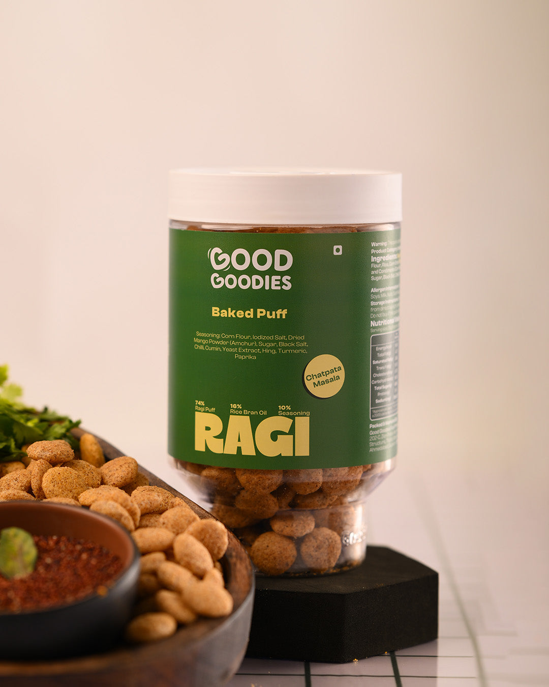 Baked Ragi Puff