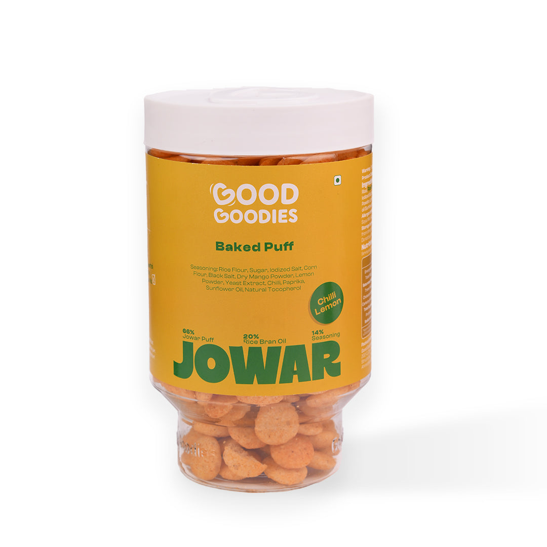 Baked Jowar Puffs Chilli Lemon 100g