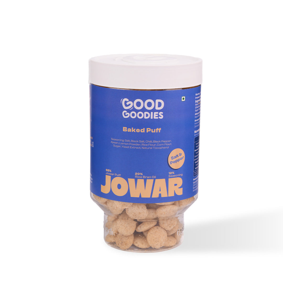Baked Jowar Puffs Salt & Pepper 100g