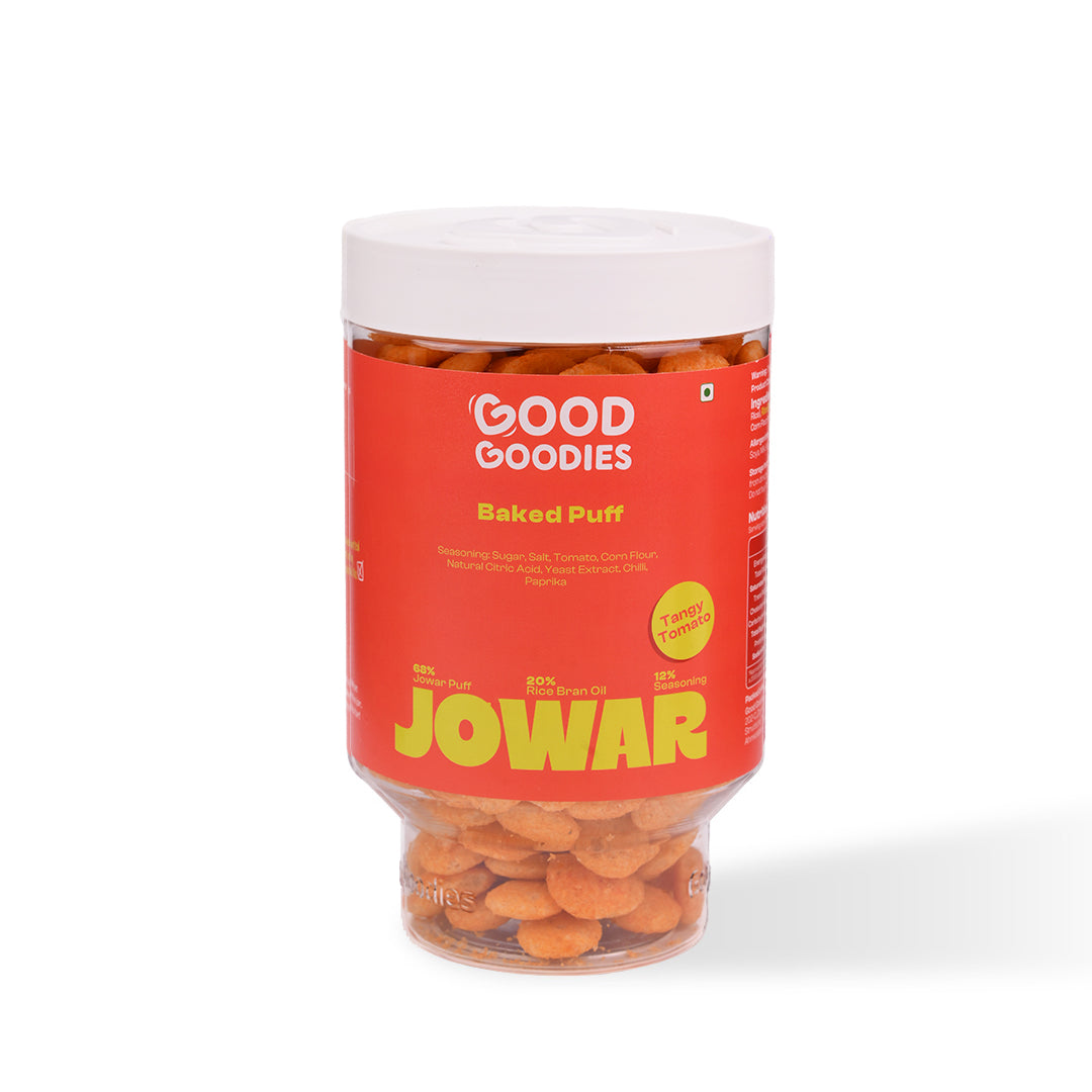 Baked Jowar Puffs Tangy Tomato 100g